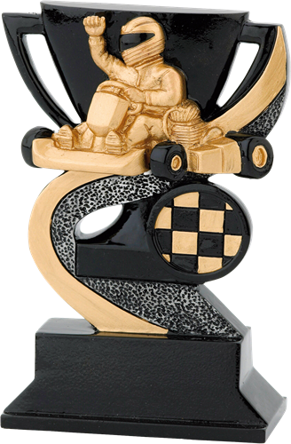 Kartstandaard - Goud 14cm
