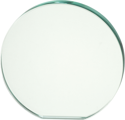 Glasstandaard met gravering in glas - 10cm