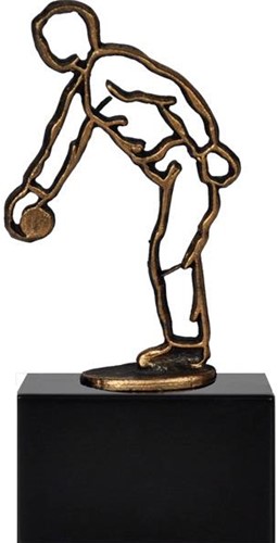 Trofee jeu de boules - 15cm