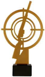 Trofee gouden jachtgeweer