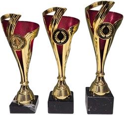 Goud-rood bekertje